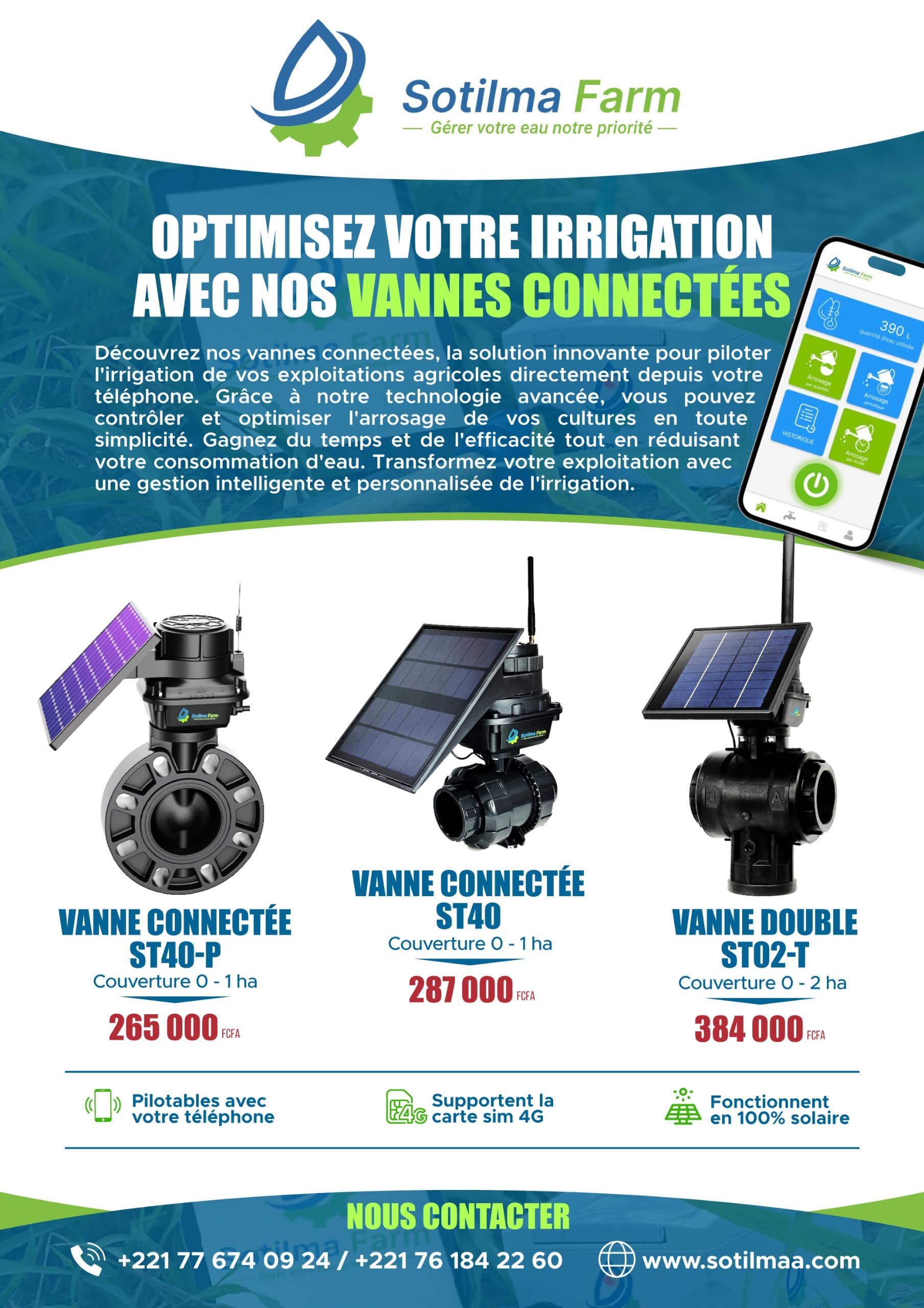 Irrigation en action